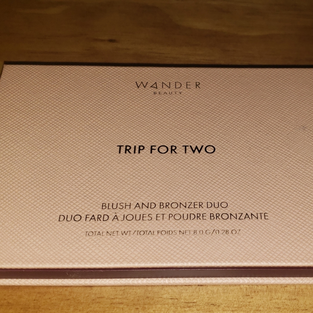 Blush and bronze duo from Wander Beauty